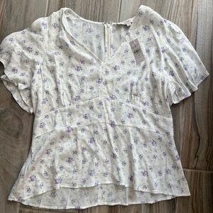 NWT Loft Peplum Blouse